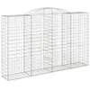 vidaXL Gabionen mit Hochbogen 8 Stk. 300x50x180/200cm Produktbild-Vorschau 4