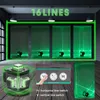Profesionální 4D laserová vodováha 16 linií Zelený 360º Náhled obrázku produktu 4
