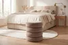 riess-ambiente Runder Polsterhocker VOGUE 40cm champagner Produktbild-Vorschau 3
