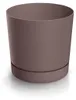 Topf mit marsala Kunststoffboden 17,8 cm Tubo Produktbild-Vorschau 2