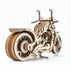 modèle 3D en bois - Moto Cruiser 22 cm. Voir les images du produit 7
