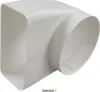 Abluft Flachkanal Umlenkstück - 90°, weiß, 125 mm Produktbild-Vorschau 1