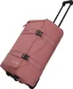 A rose-colored rolling travel bag is shown against a white background. Náhled obrázku produktu