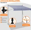 Aopunly Klemmmarkise Markise Balkon UV-beständig Produktbild-Vorschau 6