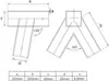 Balkenverbinder 90x90mm 100° Produktbild-Vorschau 3