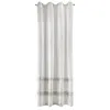 Gardine ANNE weiß beige 140x270 cm  Ösen Produktbild-Vorschau 2
