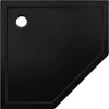 Mexen Flow piatto doccia pentagonale slim 80 x 80 cm, nero Anteprima dell’immagine prodotto 5