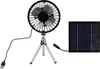 Przenośny wentylator solarny 6W 6 cali, podwójny wentylator Podgląd zdjęcia produktu 2