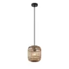 A pendant light with a natural rattan shade. Produktbild-Vorschau