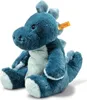 Steiff 087868 Stegosauro beffardo, peluche, 28 cm, azzurro Anteprima dell’immagine prodotto 1