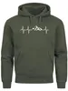 Hoodie Herren Print Wandern Berge Herzschlag Outdoor Produktbild-Vorschau 4