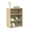 vidaXL Kredens dąb sonoma 70x41x93 cm materiał Podgląd zdjęcia produktu 2