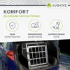 Juskys Alu Hunde-Transportbox L - 90 × 65 × 69 cm – Auto Produktbild-Vorschau 3