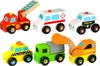 Viga Toys Voertuigenset - 6 auto's Produktbild-Vorschau 4