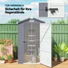 Outsunny Gerätehaus 1,1m², Geräteschuppen mit Satteldach, Produktbild-Vorschau 7