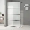 A modern bathroom with a frosted glass shower screen. Produktbild-Vorschau