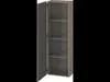 Halbhochschrank L-CUBE 400x243x1320mm Ans links basalt matt Produktbild-Vorschau 3