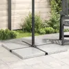 vidaXL Parasolová záťažová doska Granite 25 kg Square Grey Náhľad obrázku produktu 2