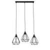 Suspension Plafonnier ALAMBRA SORO 3xE27 noir EDO777195 EDO Voir les images du produit 1