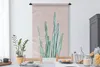 MuchoWow® Wandteppich Wandbehang Kaktus - Sukkulente - Rosa Produktbild-Vorschau 3