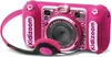 A pink Vtech Kidizoom Duo DX digital camera with headphones attached. Produktbild-Vorschau