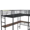 Hochbett mit 2 Liegeflächen und Schreibtisch, Produktbild-Vorschau 10