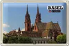 Blechschild Reise Basel Schweiz Münster Kirche 40x30cm Produktbild-Vorschau 1