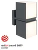 Lampada da facciata per esterni CUBA antracite Lutec Anteprima dell’immagine prodotto 21