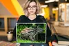 MuchoWow® Laptop Aufkleber Sticker Cover Junger Tapir im Produktbild-Vorschau 5