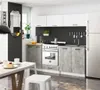 Unterschrank 80 cm VERMINA - weiß / Beton Produktbild-Vorschau 3