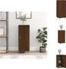 vidaXL Sideboard Braun Eichen-Optik 34,5x34x90 cm Produktbild-Vorschau 1