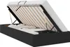 vidaXL Letto a panca con contenitore Nero 90 x 200 cm Anteprima dell’immagine prodotto 1