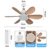 ventilatore da soffitto 40W con illuminazione e telecomando Anteprima dell’immagine prodotto 8