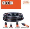 BLACK+DECKER Gartenschlauch 20M mit Kupplungsset 5 Stück Produktbild-Vorschau 9