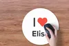 MuchoWow® Mauspad Mousepad Ich liebe - Elisa - Mädchen Produktbild-Vorschau 3