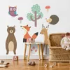 Muralo Nástěnná samolepka Dřevěná zvířata Teddybren 50 x Náhled obrázku produktu 3