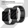 Strap-it Edelstahl-Gliederarmband passend für Apple Watch  Produktbild-Vorschau 9