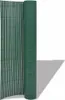 vidaXL Valla para jardín, color verde, 150 x 500 cm, PVC Vista previa de la imagen del producto 1