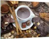 Bilder auf glas - Tasse Schokolade trinken Zimt - 120x80cm Produktbild-Vorschau 1