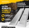 MONZANA® Lot de 2 rampes de chargement pliables en acier Voir les images du produit 2