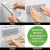 mDesign Gewürzregal Küchenregal Organizer selbstklebend Produktbild-Vorschau 5