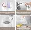 GOURMETmaxx Glas Wasserkocher 1,7 Liter Kabelloser 360° Produktbild-Vorschau 3