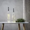 LED Drahtlichterkette 'Korken' - Flaschenverschluss - 40 warmweiße LED - 2m - Timer - silber Náhled obrázku produktu