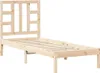 vidaXL Massivholzbett 75x190 cm Produktbild-Vorschau 1