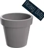 Prosperplast s.r.o. Květináč LEXO ROUND šedá 80 cm Náhled obrázku produktu 1