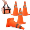 Ikodm Cônes de signalisation Cônes d'avertissement Pliables Voir les images du produit 11