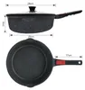 Nieprzywierająca patelnia z pokrywką 28 cm, duża 4,3 l, Podgląd zdjęcia produktu 6
