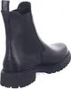 A black leather Chelsea boot is shown from a side-rear angle against a white background. Voir les images du produit