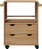 vidaXL Carrello da cucina OTTA 59x45x80 cm in legno di pino Anteprima dell’immagine prodotto 4
