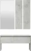 vidaXL Ensemble de vestiaires gris béton bois composite Voir les images du produit 4
